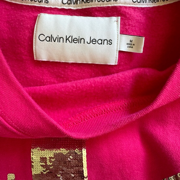 Calvin klein pink cropped sweater - Picture 4 of 5
